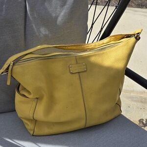 Kate Spade Sunny Yellow Pebbled Leather Tote